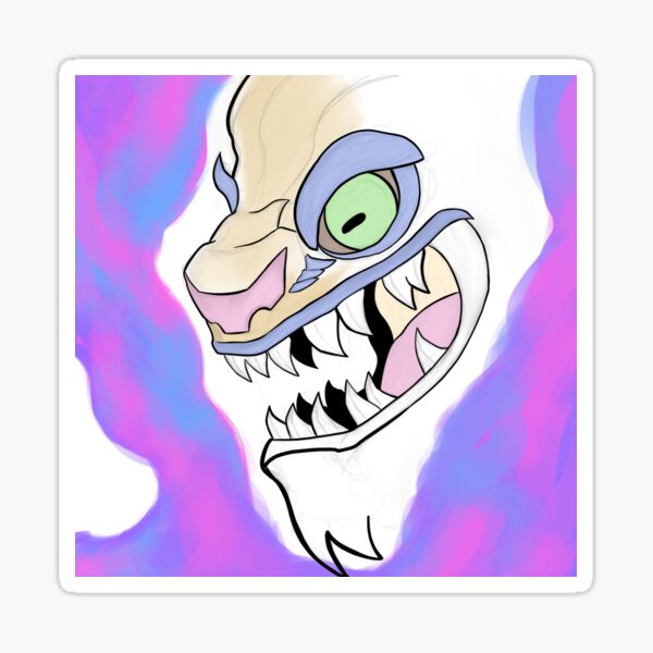 Gastly Dawg Sticker For Sale By Ytrthnu Redbubble