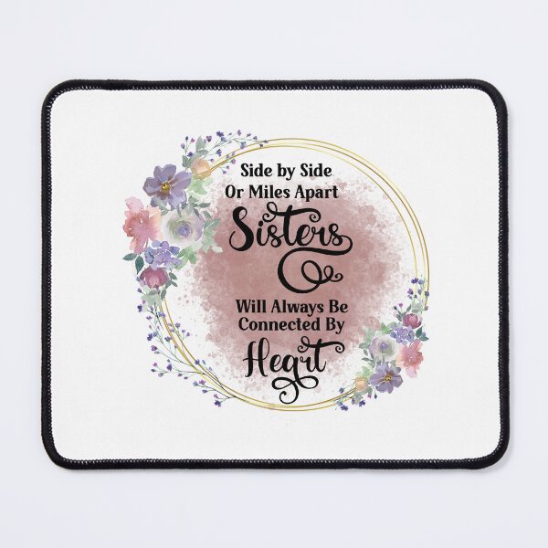 Item preview, Side by Side Or Miles Apart I  Sister Gift Ideas designed and sold by younghopes.