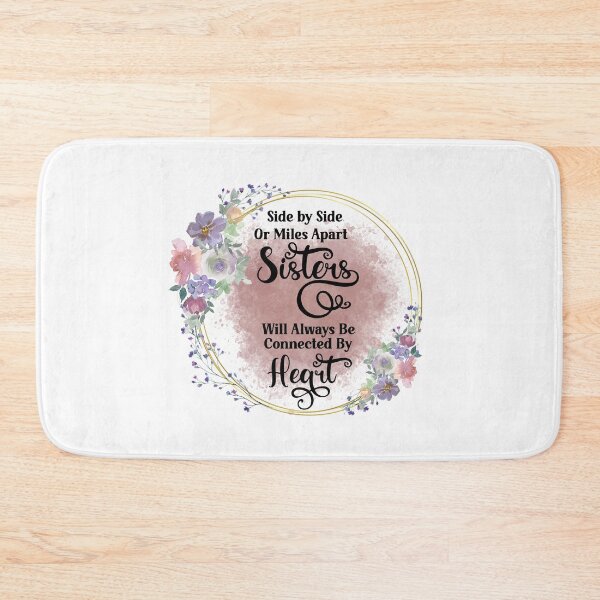 Item preview, Side by Side Or Miles Apart I  Sister Gift Ideas designed and sold by younghopes.