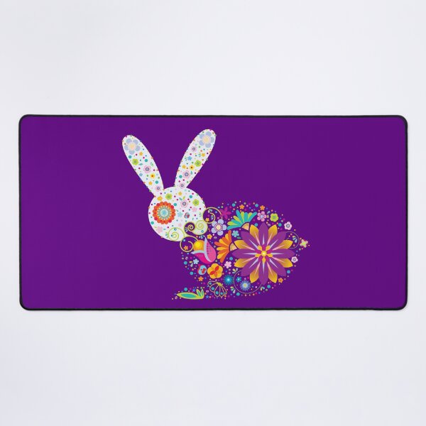 Item preview, Floral patterned rabbit designed and sold by Olga Chetverikova.