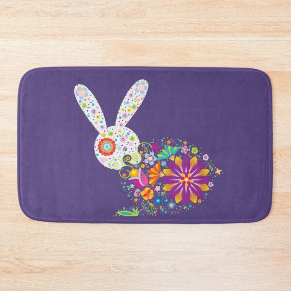 Item preview, Floral patterned rabbit designed and sold by Olga Chetverikova.