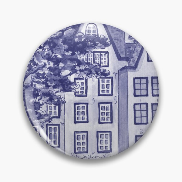 Item preview, Purple Blue Very Peri Cologne Germany Buildings Near Great St Martine Church designed and sold by Irina Sztukowski.