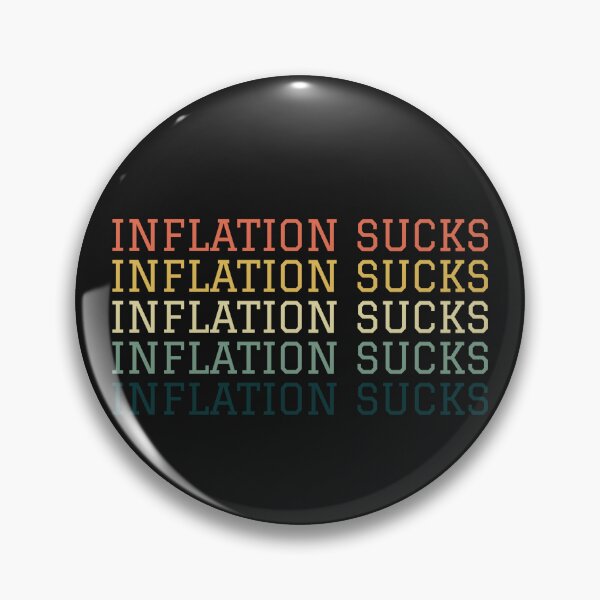 Item preview, Inflation sucks retro color designed and sold by snowry.