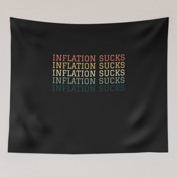 Item preview, Inflation sucks retro color  designed and sold by snowry.