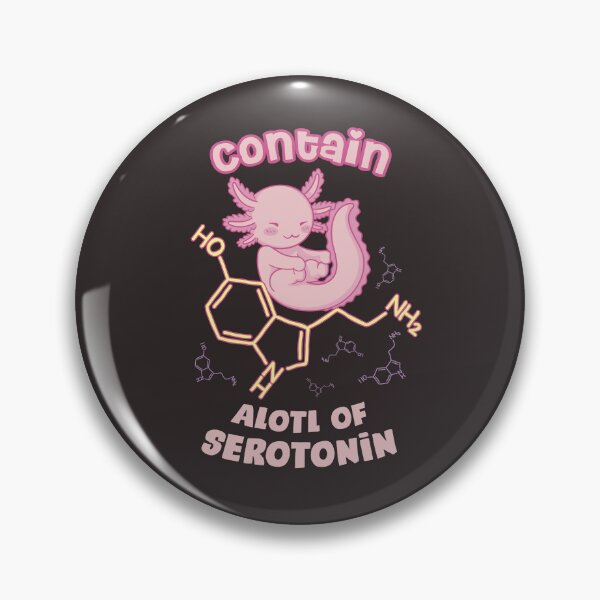 Item preview, Serotonin Molecule With Axolotl Pun designed and sold by MrEddie10.