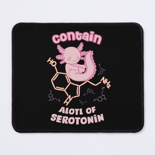 Item preview, Serotonin Molecule With Axolotl Pun designed and sold by MrEddie10.