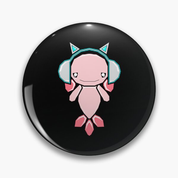 Item preview, AXOLOTL WITH CAT HEADPHONES designed and sold by the Zarock Shop.