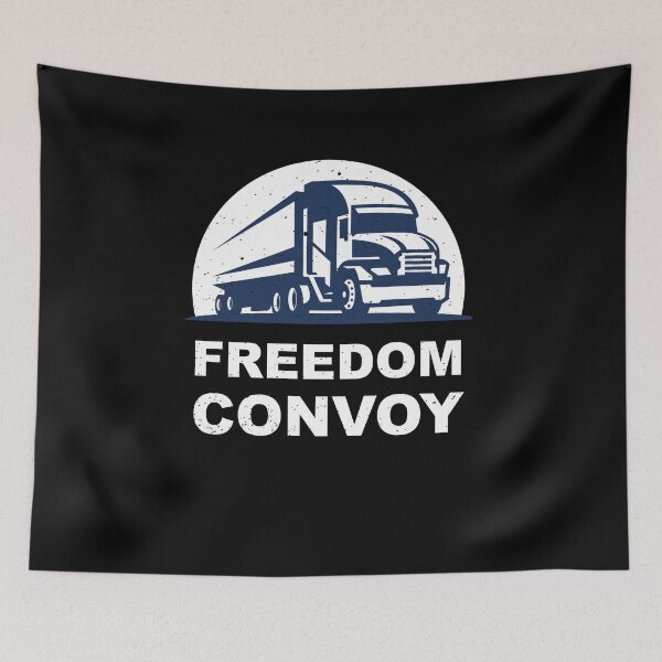 Item preview, Freedom Convoy 2022 Canadian Truckers - Black designed and sold by johnta17.