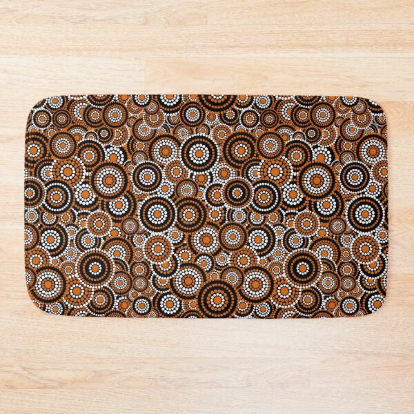 Item preview, Australia Aborigines Australian Aboriginal circles dots art pattern Aborigine designed and sold by Draculaura2009.