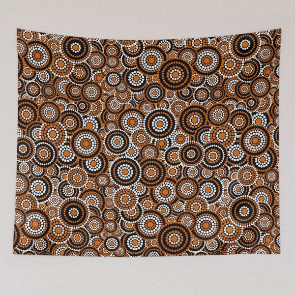 Item preview, Australia Aborigines Australian Aboriginal circles dots art pattern Aborigine designed and sold by Draculaura2009.