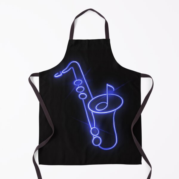 Item preview, Glowing Neon Jazz Saxophone Sign Design designed and sold by MGuyerArt.