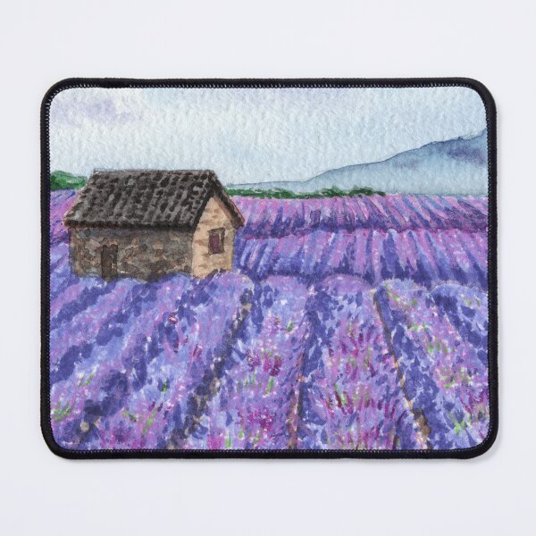 Item preview, Purple Blue Very Peri French Countryside Lavender Fields Of Provence designed and sold by Irina Sztukowski.
