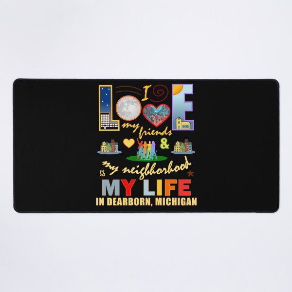 Item preview, Friends Dearborn Michigan Neighborhood and Life Community Pride designed and sold by artfulnotebook.