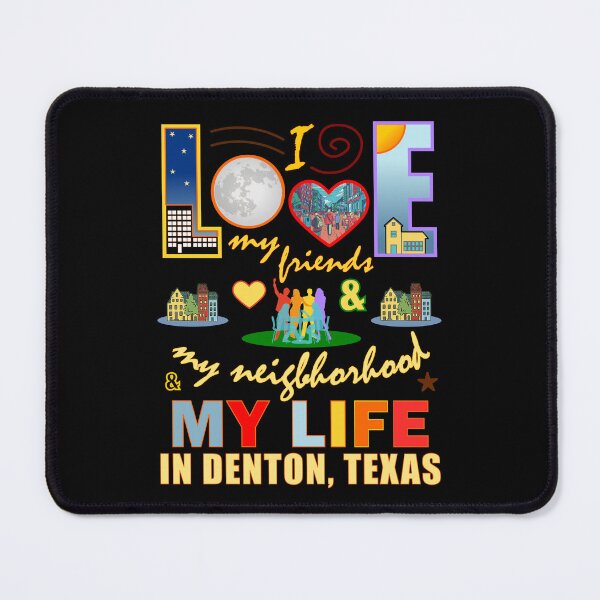 Item preview, Friends Denton Texas Neighborhood and Life Community Pride designed and sold by artfulnotebook.
