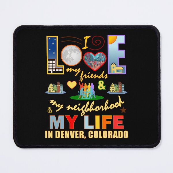 Item preview, Friends Denver Colorado Neighborhood and Life Community Pride designed and sold by artfulnotebook.