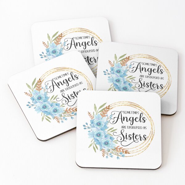 Item preview, Sometimes Angels are Disguised as Sisters  I  Sister Gift Ideas designed and sold by younghopes.