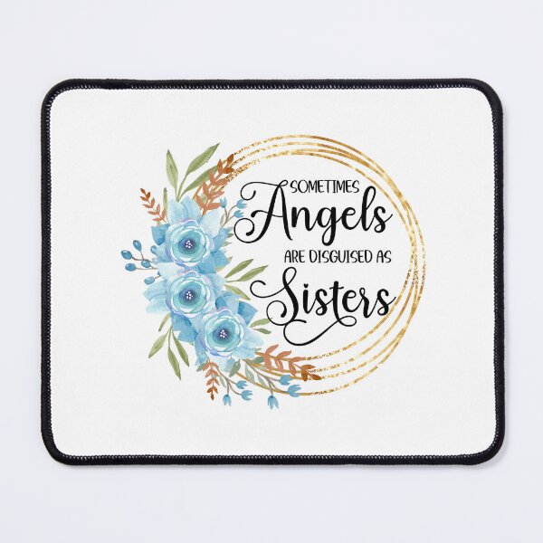 Item preview, Sometimes Angels are Disguised as Sisters I Sister Gift Ideas designed and sold by younghopes.