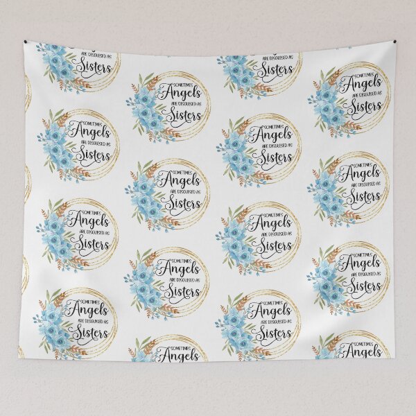 Item preview, Sometimes Angels are Disguised as Sisters  I  Sister Gift Ideas designed and sold by younghopes.