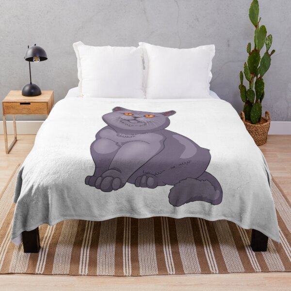 Item preview, British Blue Shorthair Cat designed and sold by Puddmuppy.