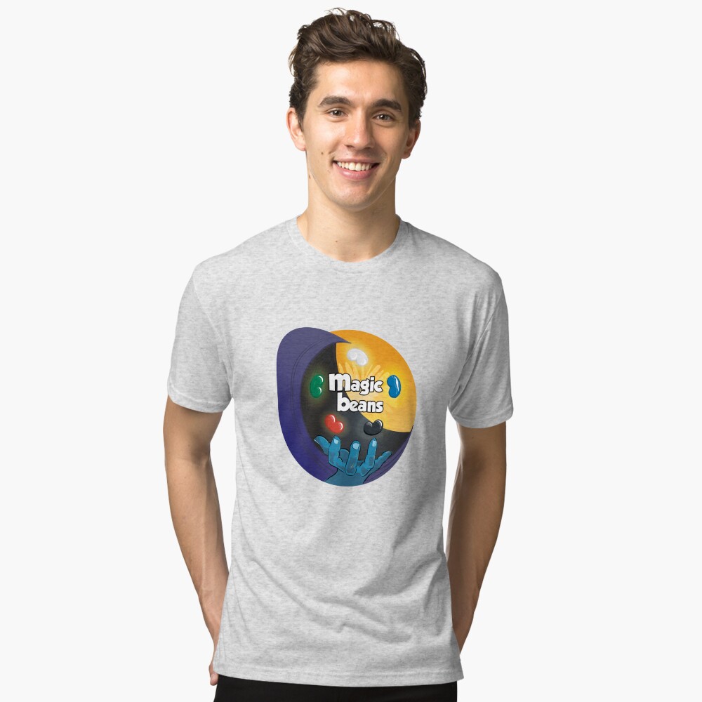 Item preview, Tri-blend T-Shirt designed and sold by magicbeanscast.