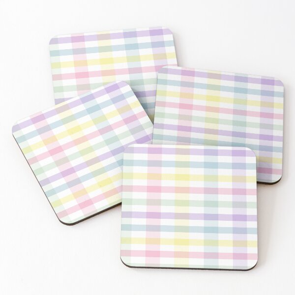 Item preview, Retro Gingham Assorted Pastel Large Pattern designed and sold by Artistestella.