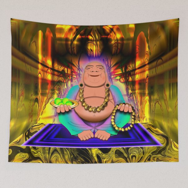 Item preview, Happy and healthy Buddha designed and sold by MagicBreeze.