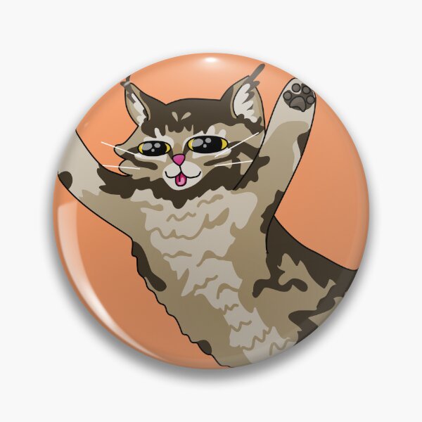 Item preview, Pouncing Fluffy Cat designed and sold by Zia Frazier.