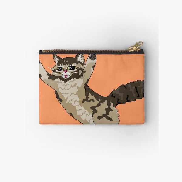 Item preview, Pouncing Fluffy Cat designed and sold by Zia Frazier.