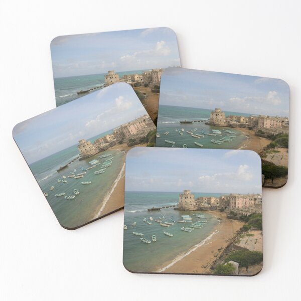 Item preview, View of Mogadishu fishing harbour from the Aruba Hotel  designed and sold by VintageSomalia.