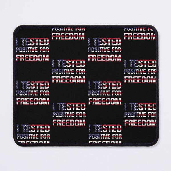Item preview, I Tested Positive For Freedom Simple Usa Flag Distressed Text Funny Quote designed and sold by pedrored369.