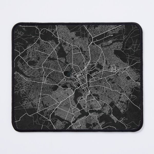 Item preview, Lubumbashi City Map of Haut-Katanga, DR Congo - Dark designed and sold by deMAP.