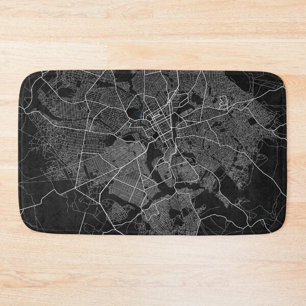 Item preview, Lubumbashi City Map of Haut-Katanga, DR Congo - Dark designed and sold by deMAP.