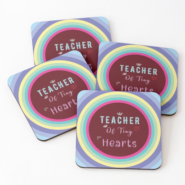Item preview, Teacher Of Tiny Hearts - Colorful Design designed and sold by FridPix.