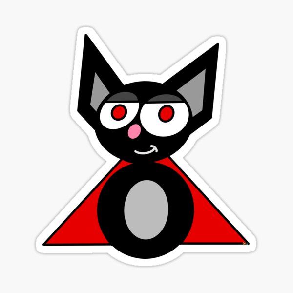 Dean Bat 2 Red Cape Sticker