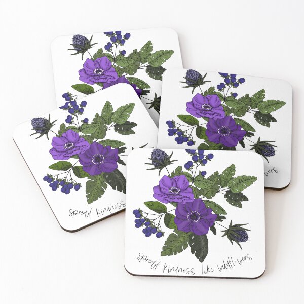 Item preview, Spread kindness like wildflowers  designed and sold by Handdrawnbyzoe.