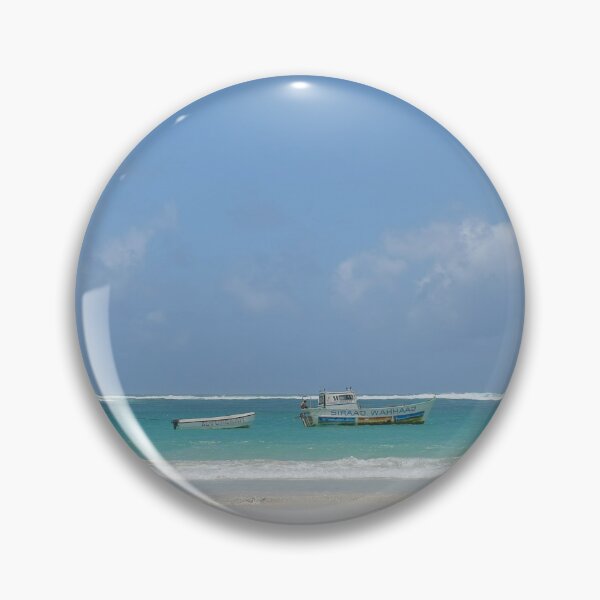 Item preview, Boats are seen anchored off Lido Beach in the Kaaraan district of the Somali capital Mogadishu designed and sold by VintageSomalia.