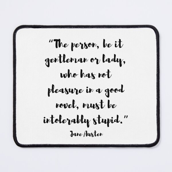 Item preview, Jane Austen quote designed and sold by ShineAesthetic.
