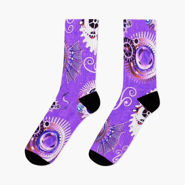 Item preview, paisley, gears, lavender, steampunk, surrealism, monochrome, trend  year designed and sold by Maria Mihailova.
