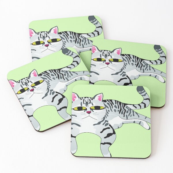Item preview, Relaxed Grey Tabby Cat designed and sold by Zia Frazier.