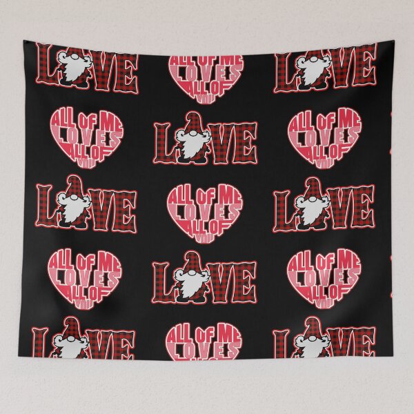 Item preview, Valentines Day Love Plaid Gnome Valentine designed and sold by WoodburyLake.