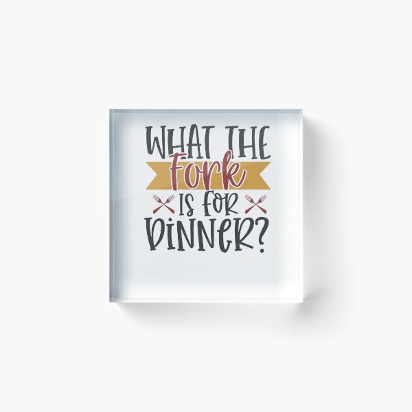 Item preview, What The Fork Is For Dinner designed and sold by FOX1999-Design.
