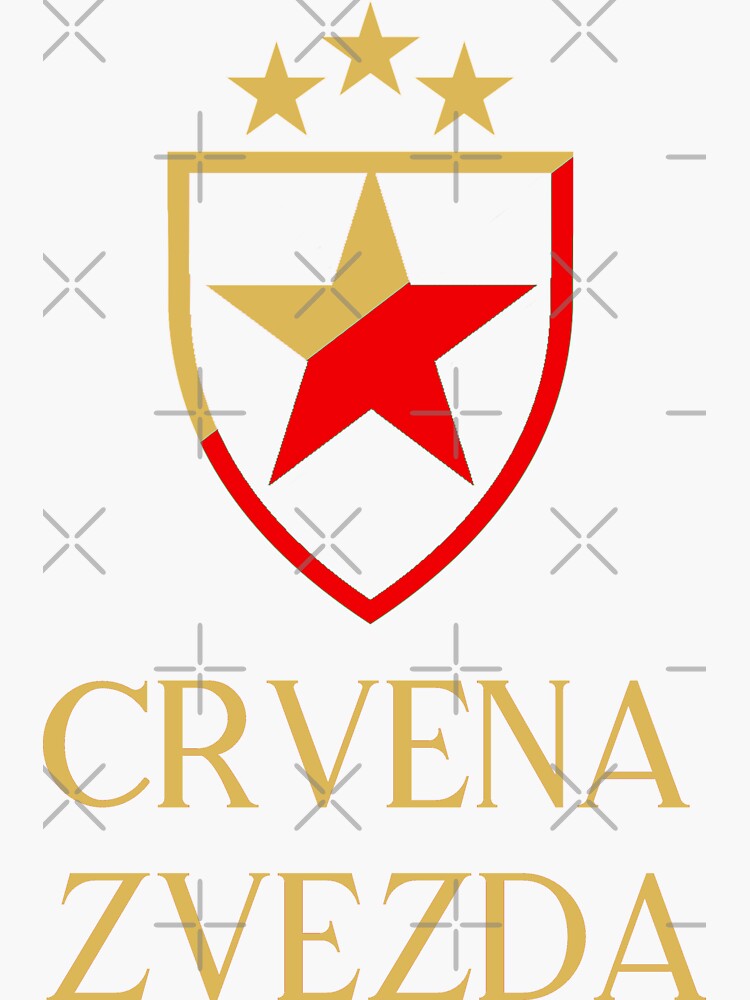 Crvena Zvezda Red Sticker for Sale by VRedBaller