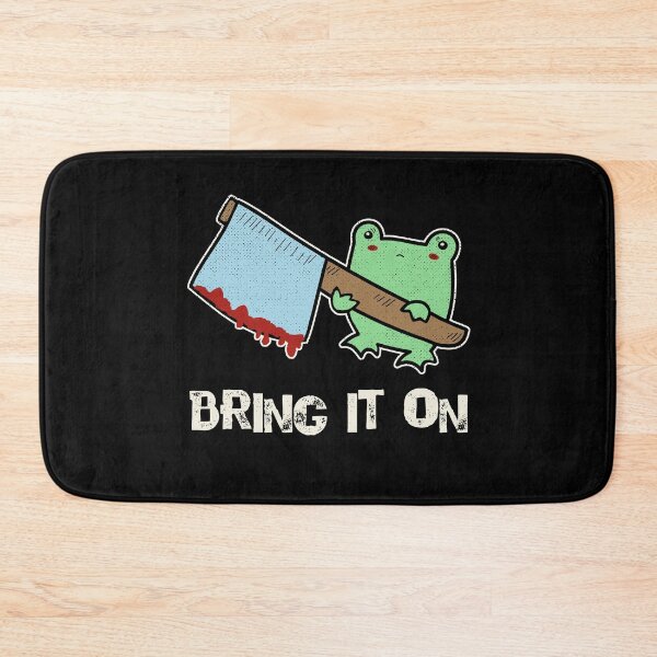Item preview, Creepy Cute Kawaii Frog With Ax designed and sold by GrimButterfly.
