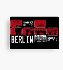 BERLIN WALL 25th Anniversary Canvas Print