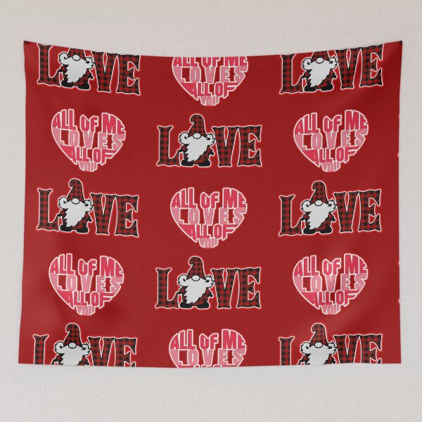Item preview, Valentines Day Love Plaid Gnome Valentine designed and sold by WoodburyLake.