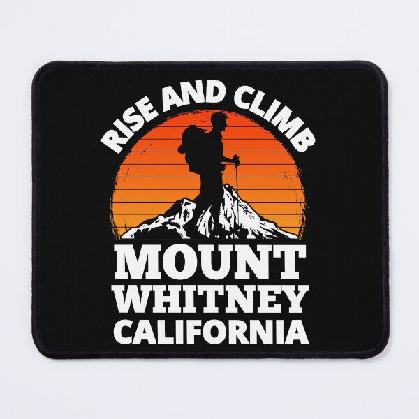 Item preview, Rise And Climb Mount Whitney California Vintage Mountain Climbing designed and sold by RGRamsey.