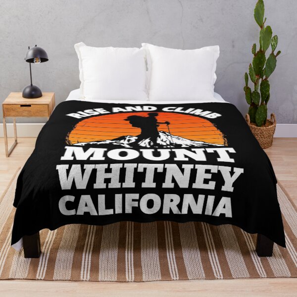 Item preview, Rise And Climb Mount Whitney California Vintage Mountain Climbing designed and sold by RGRamsey.