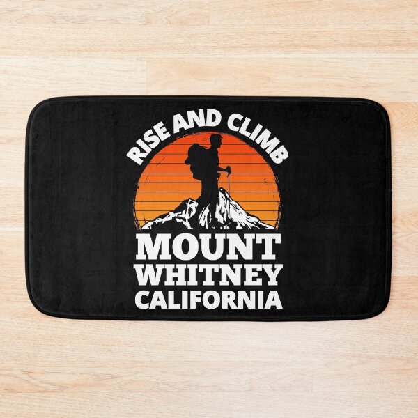 Item preview, Rise And Climb Mount Whitney California Vintage Mountain Climbing designed and sold by RGRamsey.