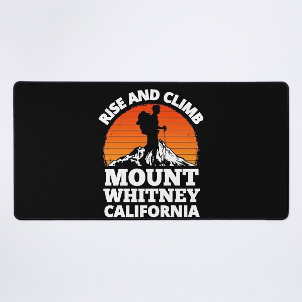 Item preview, Rise And Climb Mount Whitney California Vintage Mountain Climbing designed and sold by RGRamsey.