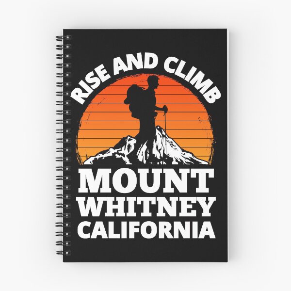 Item preview, Rise And Climb Mount Whitney California Vintage Mountain Climbing designed and sold by RGRamsey.
